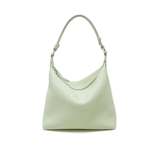 Genuine Leather Pillow Armpit Bag New Mint Green