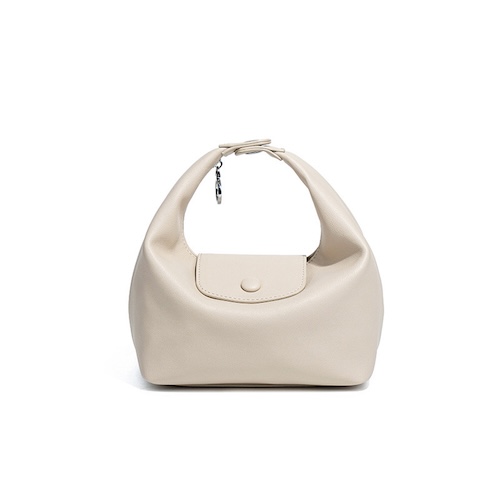 Nylon Dumpling Bag D2381 Cream