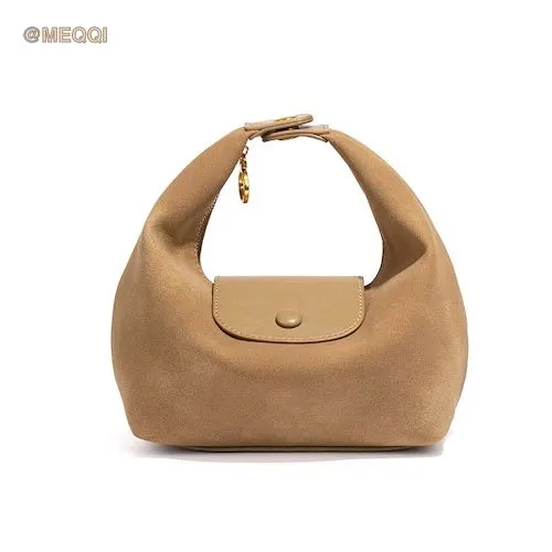 Nylon Dumpling Bag D2381 Khaki Matte