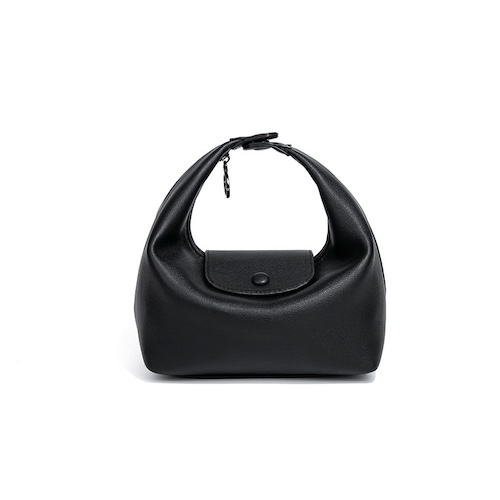 Nylon Dumpling Bag D2381 W2381 Black