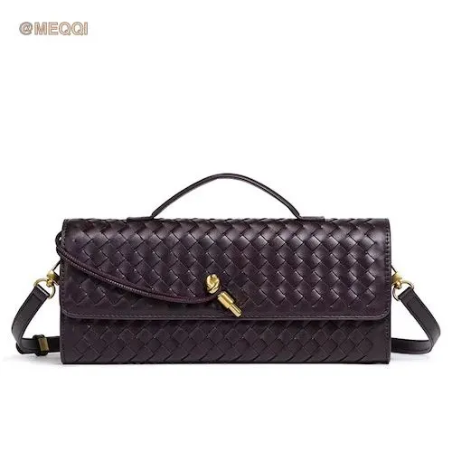 Pu Accordion Crossbody Bag Grape Purple