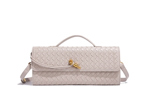 Pu Accordion Crossbody Bag Sand