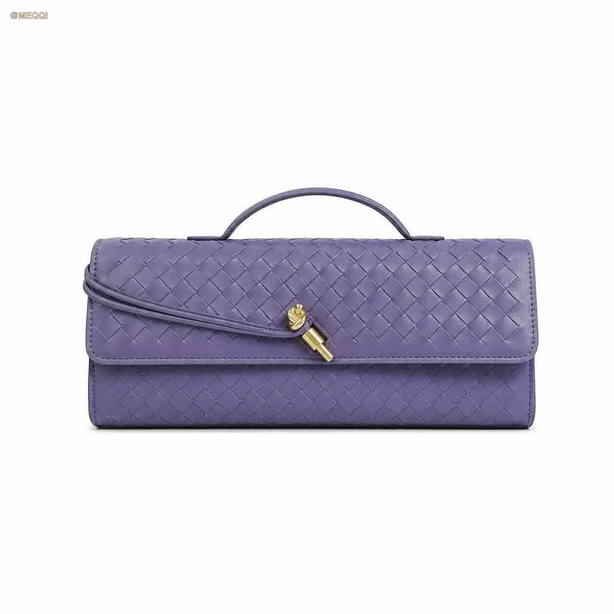 Pu Accordion Crossbody Bag Violet