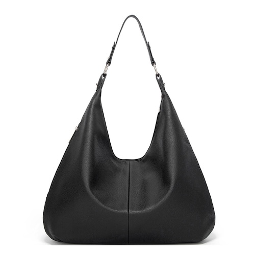 Pu Leather Vintage Tote Bag Black