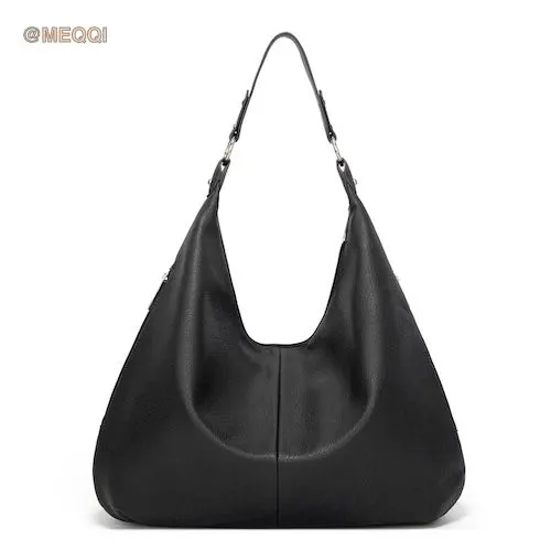 Pu Leather Vintage Tote Bag Black