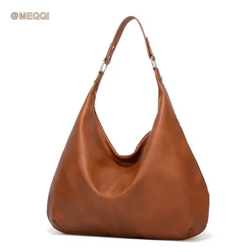 Pu Leather Vintage Tote Bag Brown