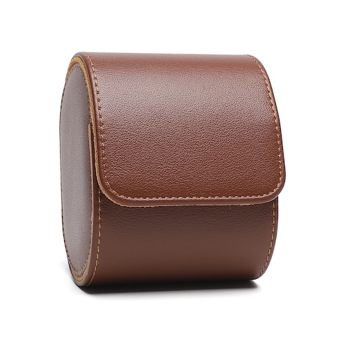 Pu Leather Watch Box 1 Slot Brown