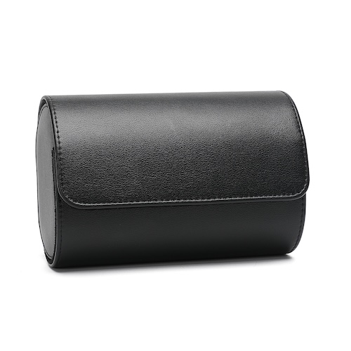 Pu Leather Watch Box 2 Slot Black