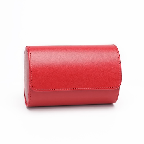 Pu Leather Watch Box 2 Slot Red