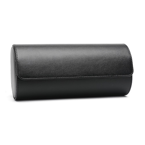 Pu Leather Watch Box 3 Slot Black